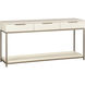 Rebel 63 X 17.75 inch Champagne Gold / Cream Console Table with Drawers